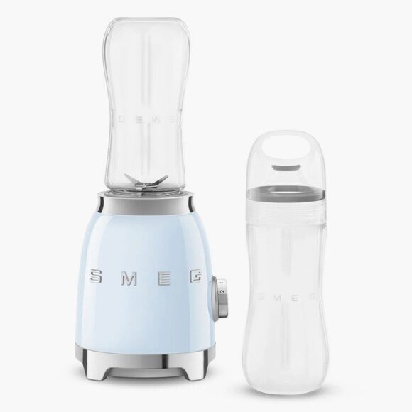 NIB SMEG Compact 2 speed baby blue smoothie milkshake retro personal blender - Picture 2 of 2